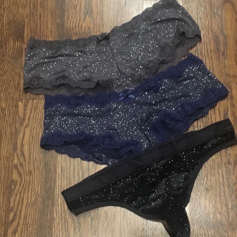 3 Glitter Panties! ✨